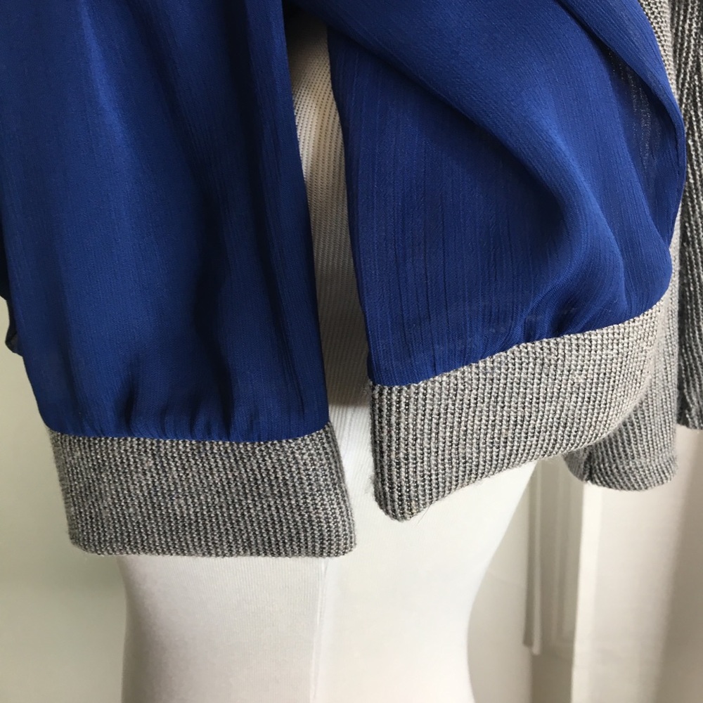 Sanctuary top. Open back. Sheer sleeves. - Picture 5 of 6
